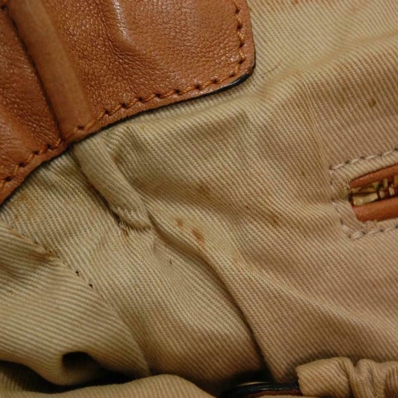 Auth Chloe Marcie Medium Shoulder Bag Leather Bron - Picture 13 of 16